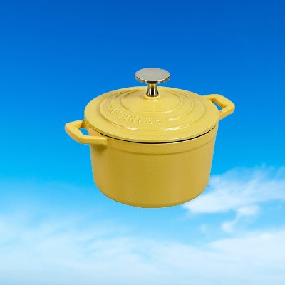 Casserole en fonte - IronDutch™ - Jaune - Astuces cuisine santé