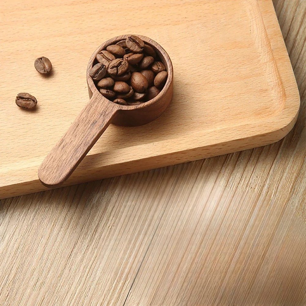 Cuillère en bois - WoodenMeasuringTools™ - Noyer Noir S - Astuces cuisine santé