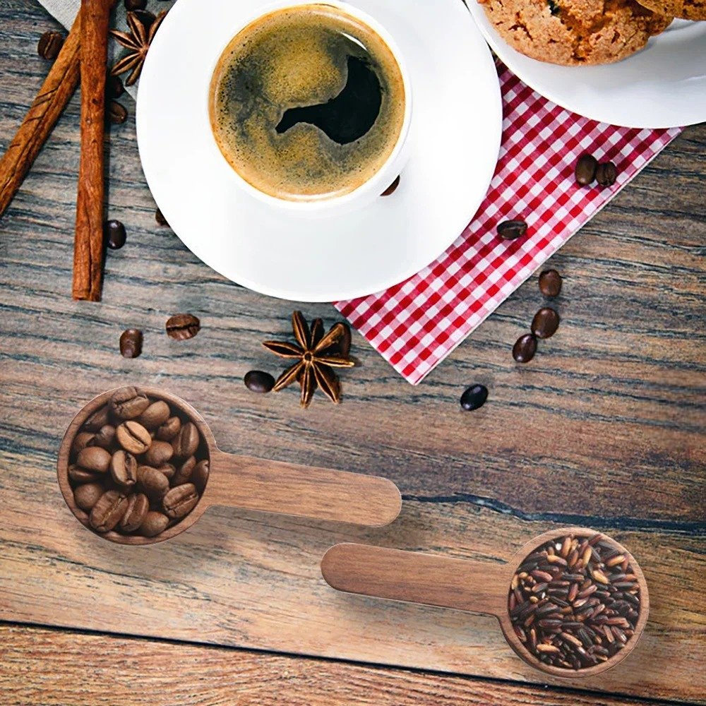Cuillère en bois - WoodenMeasuringTools™ - Noyer Noir S - Astuces cuisine santé