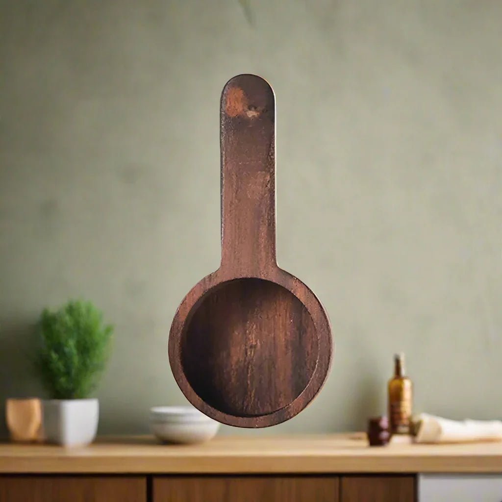 Cuillère en bois - WoodenMeasuringTools™ - Noyer Noir S - Astuces cuisine santé