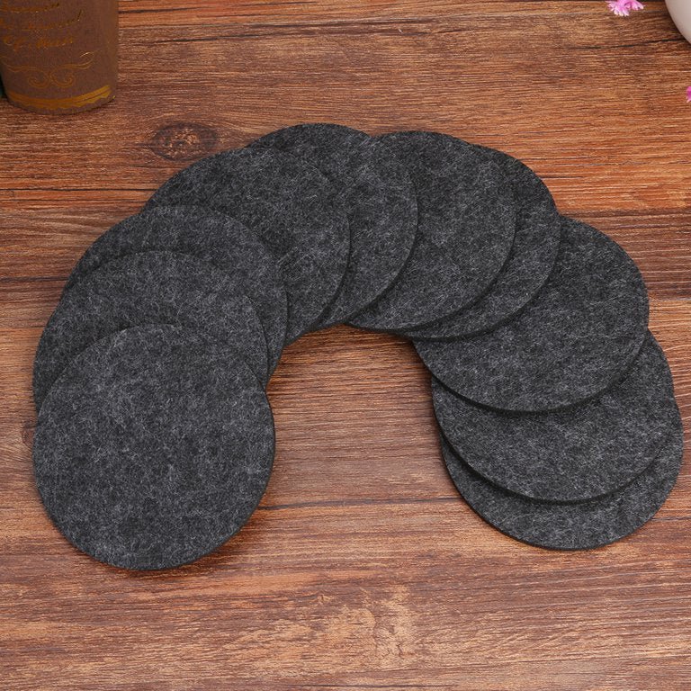 Dessous de Verre - RoundFeltCoaster™ - Gris Foncé - Astuces cuisine santé