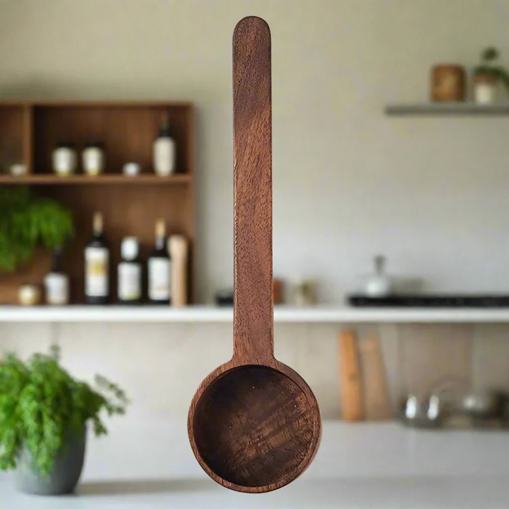 Cuillère en bois - WoodenMeasuringTools™ - Noyer Noir L - Astuces cuisine santé